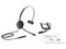 Diadema Monoaural Fanvil HT201 para teléfonos IP FANVIL y Polycom, Micrófono de cancelación de ruido, RJ-9, Cable de 1m.