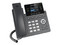 Teléfono IP GrandStream GRP2612W , 2 cuentas SIP, 4 teclas de línea, audio HD, Pantalla a color, soporta Wi-Fi (doble banda), PoE.