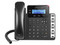 Teléfono IP GrandStream GXP1628, 2 cuentas SIP, 3 teclas de línea, conferencia de 3 vías, Soporta PoE.