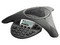 Estación de Conferencias Polycom SoundStation IP, con puertos RJ-9, RJ-45.
