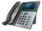 Teléfono IP Poly Edge E550, 12 teclas de línea, compatible con PoE.