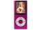 MP4 AXTECH Reproductor de MP3, Radio FM, Fotos, Videoclips y Grabador de Voz. 4GB, Color Rosa