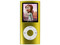 MP4 AXTECH Reproductor de MP3, Radio FM, Fotos, Videoclips y Grabador de Voz. 4GB, Color Amarillo