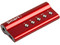 Reproductor MP3 Coby Smart de 2GB y Mini Bocinas Estéreo, Color Rojo