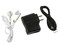 MP4Player Reproductor de MP3, Radio FM, Fotos, Videoclips y Grabador de Voz. 2GB. Color Blanco con Celeste