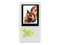 MP4Player Reproductor de MP3, Radio FM, Fotos, Videoclips y Grabador de Voz. 2GB. Color Blanco con Verde