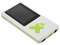 MP4Player Reproductor de MP3, Radio FM, Fotos, Videoclips y Grabador de Voz. 2GB. Color Blanco con Verde