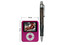 MP4 Reproductor de MP3, Radio FM, Fotos, Videoclips y Grabador de Voz. 1GB, Color Fucsia