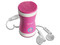 Sansa Shaker MP3, 512MB, Color Rosa. Cambia de Canción y Activa Sonidos Divertidos con solo Agitar el reproductor MP3 Shaker 