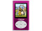 MP4 ShikaXmedia Reproductor de MP3, Radio FM, Fotos, Videoclips y Grabador de Voz. 2GB, Color Fucsia. (Soporta Memorias MicroSD)