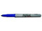 Marcador Permanente Azor Signal de Punta fina bala de 1.5mm, color azul. Paquete con 12 piezas.
