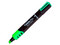 Marcador Azor Vision Plus Fluorescente, Punta Cincel. Color Verde.