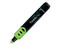 Marcador Azor Vision Plus Fluorescente, Punta Cincel. Color Verde.