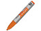 Marcador Signal Xtra Permanente, Naranja, Punta Cincel 6 mm, Paquete de 12 Unidades.