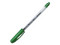 Bolígrafo Mediano Retráctil Pin Point, 1.0 mm, Caja con 12 Piezas. Color Verde.
