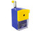 Sacapuntas Azor 305-A para Lápices de 8 mm, Pinza Superadora, Palanca Giratoria, Color Azul/Amarillo