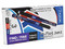 Bolígrafo Azor Pin Point Retráctil 3 en 1, Negro, Azul y Rojo, Punto Fino 0.7mm, Caja con 6 Unidades.