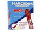Marcador permanente BACO MR003, Aluminio, Color Rojo, Paquete con 12 piezas.