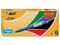 Bolígrafo BIC 4 Colores tiene un punto mediano de 1.0 mm y viene en una caja con 6 piezas, ideal para escribir en diferentes colores de forma práctica y versátil.