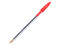 Bolígrafo Bic Cristal Dura+, Punta Media de 1.0 mm, Color Rojo, Paquete Con 12 Piezas.