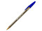 Bolígrafo Bic Cristal de punta extra gruesa 1.6mm, color azul. Paquete con 12 piezas