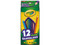 Lapices de Colores Crayola Triangulares con 12 piezas.
