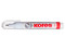 Pluma correctora Kores METAL TIP, 8mm, Paquete con 12 piezas.