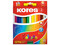 Colores Kores de Punta 3 mm, Triangulares, (Caja con 24 Piezas).