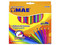 Lápices de Colores Largos MAE, No Tóxico, Caja de 24 Piezas.