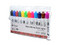 Marcador Nextep, a Base de Agua, Colores Surtidos, paquete con 12 piezas.