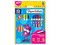 Plumones Paper Mate Unipunta, colores surtidos, caja con 12 piezas, tinta de secado rápido y resistencia al agua.
