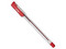 Bolígrafo de gel Samsill esc-12RC, Escolar, Punto fino de 0.7mm, 12 pzas, Color Rojo.