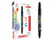 Resaltador doble punta Zebra Jroller HL, Color Amarillo, 6 Piezas.