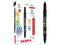 Resaltador doble punta Zebra Jroller HL, Color Azul, 6 Piezas.