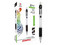 Lapicero Zebra Z-Grip 6520-00, Punta mediana 0.5 mm, Color negro, Caja con 6 piezas.
