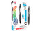 Bolígrafo ZEBRA Mini Z-Grip Retráctil, Punta Media 1.0mm, Color Negro, Paquete con 6 Piezas.