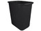Cesto Rectangular Azor 8015NE Sablon con Capacidad de 14 L. Color Negro.