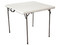 Mesa Plegable Lifetime 80273, 86.3 x 86.3cm, Ideal para Exteriores, Color Blanco.