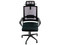 Silla de Oficina MODAMOB IRIS, Respaldo y cabecera de maya, 5 llantas, Elevación y disminución de altura, Reposabrazos, Soporte para espalda, Color Negro.