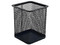 Porta lápices Nextep cuadrado mediano de malla metálica con dimensiones de 8 x 8 x 9.7 cm.