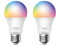 Kit 2 Focos WiFi Multicolor, Intensidad y Color Regulables, Control por Voz con Alexa y Google Assistant.