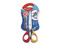 Tijera multiusos Maped Sensoft 3D, 13 cm, aros flexibles.
