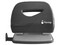 Perforadora Nextep NE-121E, 2 Orificios, Distancia de 8 cm. Color Negro.