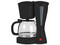 Cafetera Mirati 1.2L 900W con Vaso de Cristal y Filtro Lavable Negro.