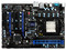 T. Madre MSI 870-G45, ChipSet AMD 770,
Soporta: Phenom II X4 de Socket AM3,
Integrado: Audio HD, Red Gigabit,
Memoria: DDR3 1600 (O.C.)1333/1066MHz,
Diseño ATX, Ptos: 2xPCIEX16, 1xPCIEX1, 3xPCI