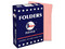 Folder Naceb Nassa Premium Oficio, Color Rosa, Caja Con 100 Piezas.