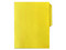Folder de color amarillo Oxford M762, caja con 100 piezas.