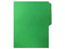 Folder Manila Oxford M762 de tamaño carta, color verde. Paquete con 100 piezas
