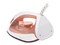 Plancha de Vapor Ligera Oster GCSTBS3801, Suela Antiadherente, 1200W. Color Rosa/Blanco.