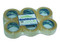 Cinta de Empaque Devek PSTR101 de 48mm x 150m, Transparente, Paquete con 6 piezas.